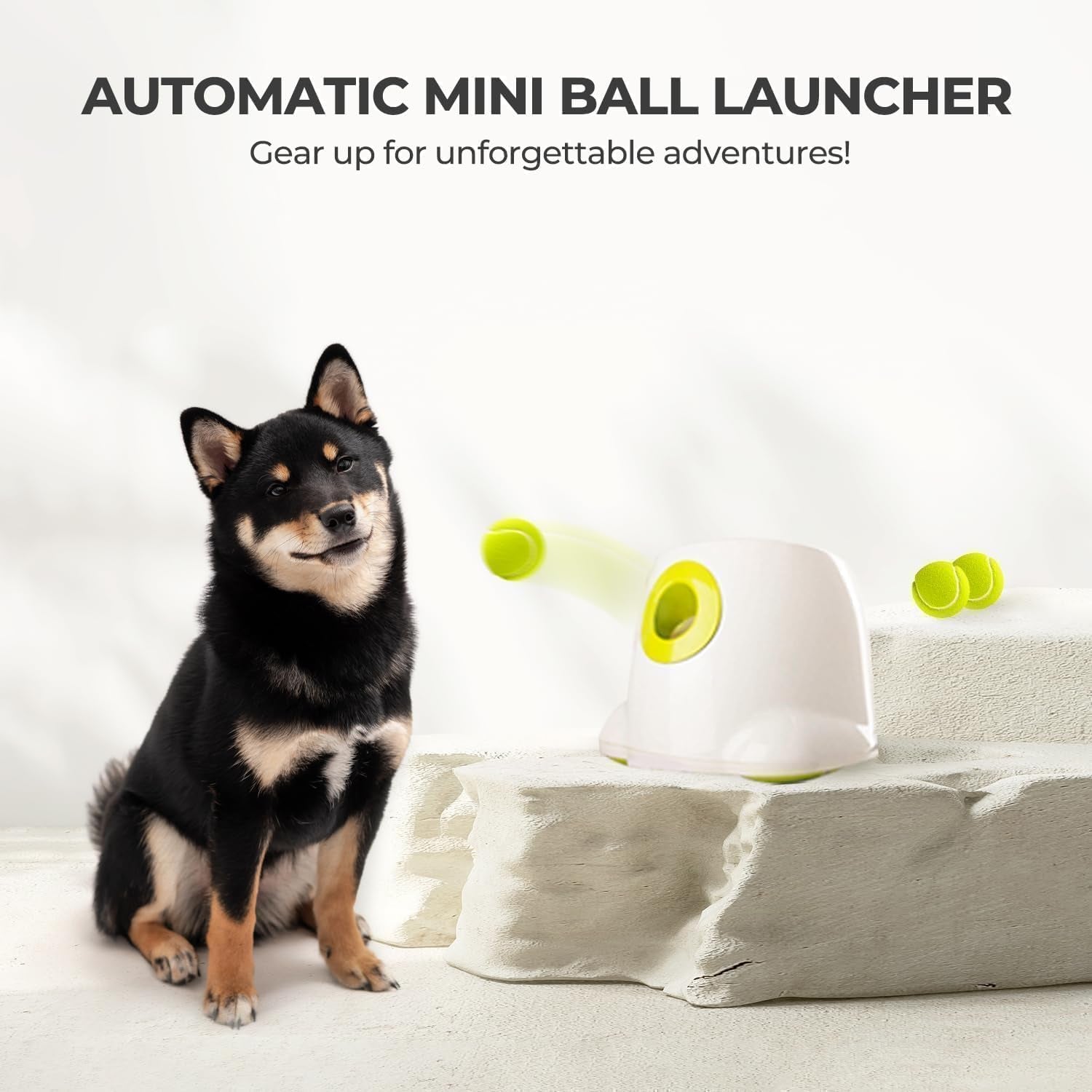 all-for-paws-automatic-dog-ball-launcher-interactive-fetch-toy-for-small-to-medium-dogs-pet-thrower-machine-for-indoor-outdoor-play-3-pcs-2-inch-balls-included