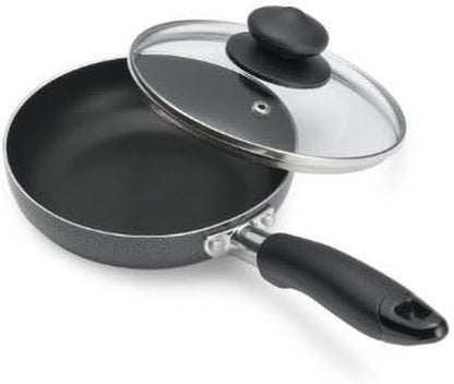 Bene Casa Fry Pan Glass Non Stick Black 464 Deg F 12" X 7" X 3"1