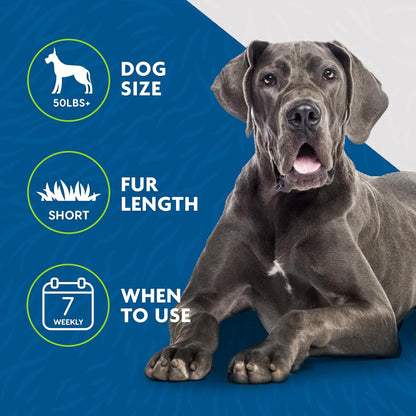 Furminator Large Dog Undercoat Deshedding Tool for Short Hair | Reduces Loose Hair from Shedding, Easy Clean-Up, for Dogs over 50 Lbs, Use Weekly, Ergonomic Handle for Comfort3