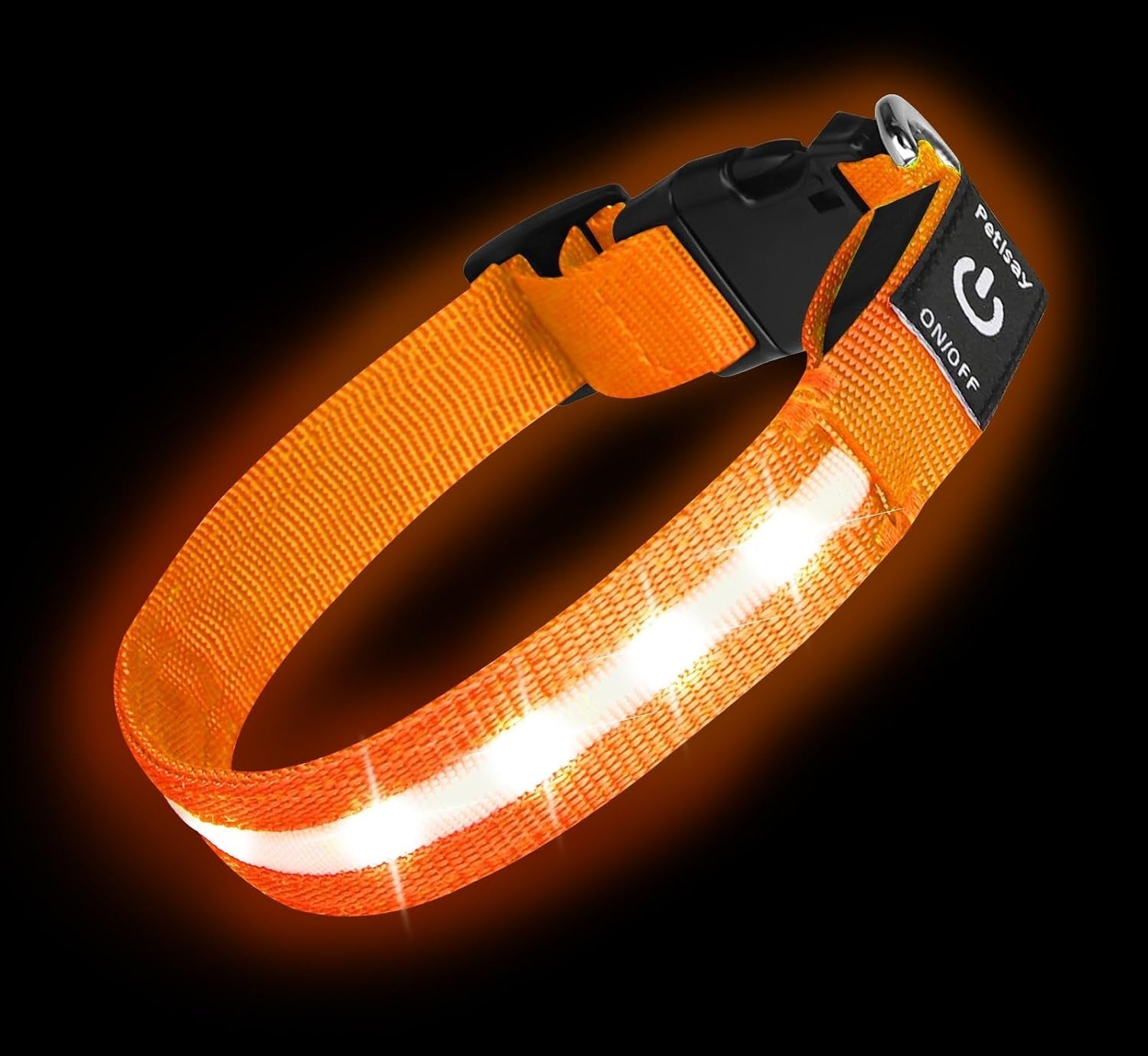 super-bright-led-dog-collar-waterproof-light-up-collarsgreen-medium-lighted-dog-collar-with-adjustable-fit-soft-nylon-comfort-usb-c-rechargeable-glow-in-the-dark-visibility-for-night-walks