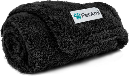 Petami Fluffy Waterproof Dog Blanket for Couch and Bed, Reversible Sherpa Pet Throw, Pee Proof Furniture Protector Sofa Cover, Washable Cat Blanket for Small Medium Dogs and Cats (Pink Blush, 24X32)23