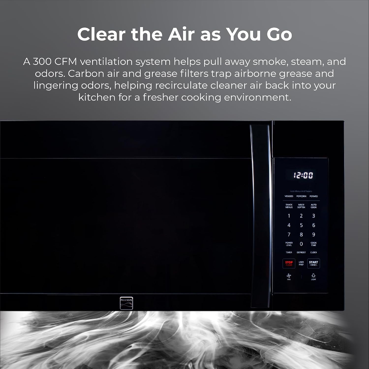 over-the-range-microwave-1-7-cu-ft-capacity-black-1000-watts-300-cfm-vent-fan-12-4-glass-cooking-tray-preset-cooking-controls-child-lock-led-lighting