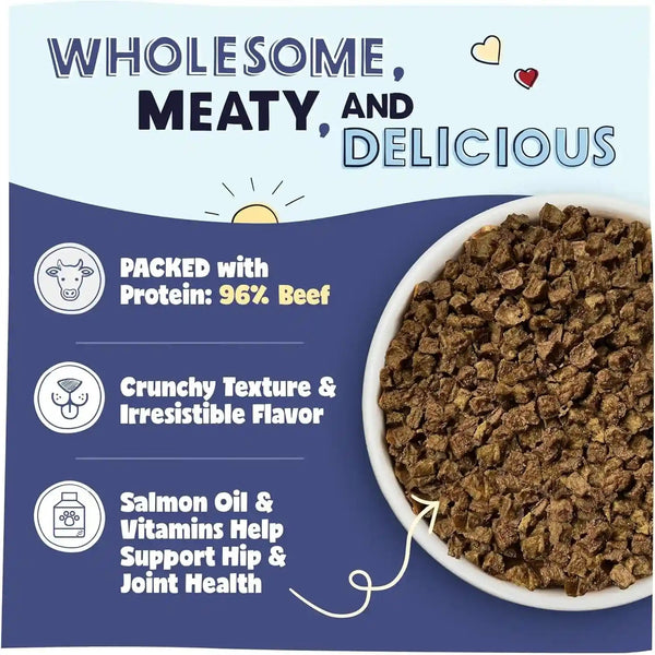 Pawstruck Air Dried Dog Food with Real Beef, Grain-Free, Made in USA, Non-Gmo & Vet Recommended, High Protein Limited Ingredient Full-Feed for All Breeds & Ages, 2Lb Bag3