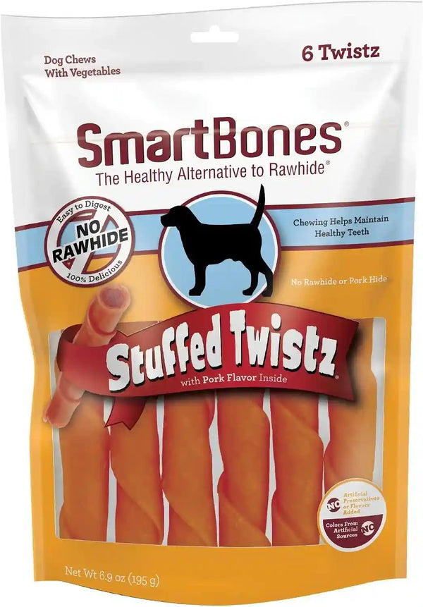 Smartbones Smart Twist Sticks, Rawhide Free Dog Chew Sticks, Made with Real Chicken, 50 Sticks , 9.7 Ounce (Pack of 1)21