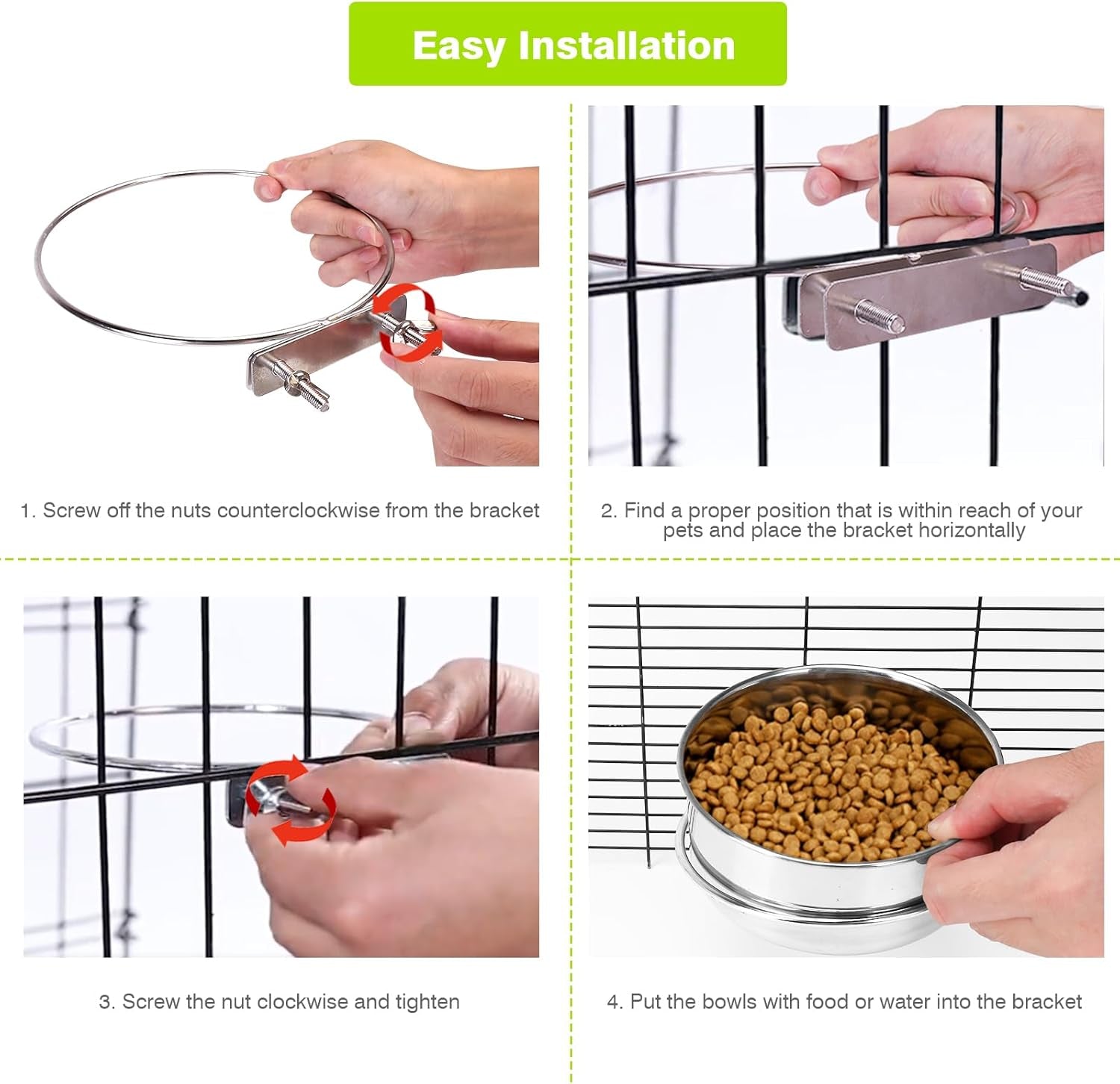 2-pcs-small-pet-dog-food-water-bowl-for-cage-stainless-steel-non-spill-kennel-hanging-cats-pets-bowls-with-clamp-holder-crate-feeder-dish-for-small-dogs-pets-4-7x1-9-3-9x1-7