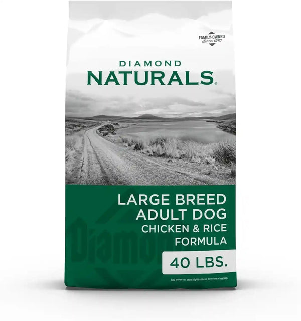 Diamond Naturals Large Breed Puppy Dry Dog Food, Lamb & Rice, 40Lb | Puppy, Adult & Senior Dogs | Nutrient Levels to Fuel Larger Growing Bodies | DHA for Proper Brain & Vision Development8