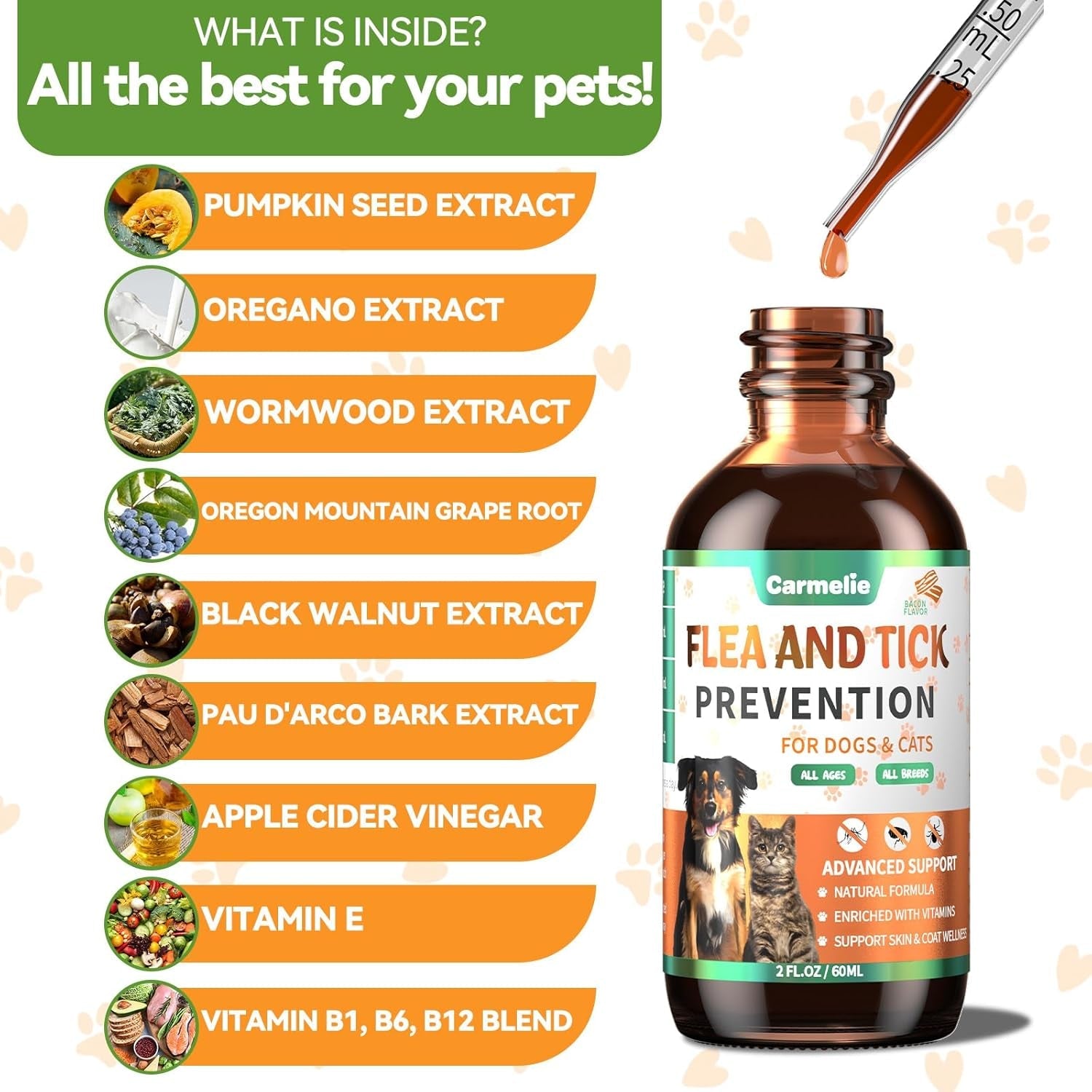 oral-flea-and-tick-prevention-for-dogs-and-cats-with-vitamin-60ml-bacon-dog-cat-flea-and-tick-defense-cat-flea-drops-supplements-with-natural-ingredients-skin-coat-supports-all-breeds-ages