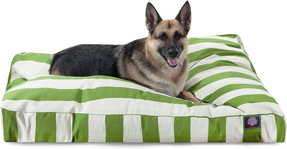 Majestic Pet Stripes Rectangle Medium Dog Bed Washable – Non Slip Comfy Pet Bed – Dog Crate Bed with Removable Washable Cover – Dog Kennel Bed for Sleeping, Polyester Fiber, Medium, Black12