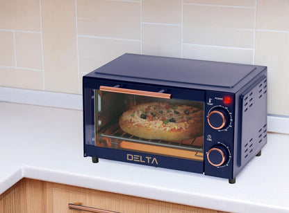 2 Slice Toaster Oven, Small Countertop Oven, Compact Mini Oven Fits 9” Pizza, with Timer & Temperature Control with Baking Tray & Rack for Kitchen, Dorm, Apartment, 750W4