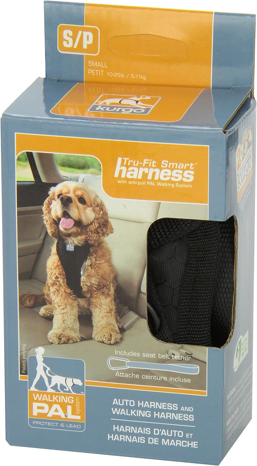 kurgo-tru-fit-smart-harness-black-small-dog-walking-harness-with-quick-release-buckles-front-back-leash-attachments-reflective-trim-includes-seatbelt-tether
