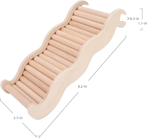 Niteangel Hamster Climbing Ladder Bridge: 8.26 X 3.7 X 1.1 Inch | Can Expand Habitat Span & Explore Unlimited New Fun - Multi Use Habitat Decor for Hamsters Gerbils Mice and Small Animals7