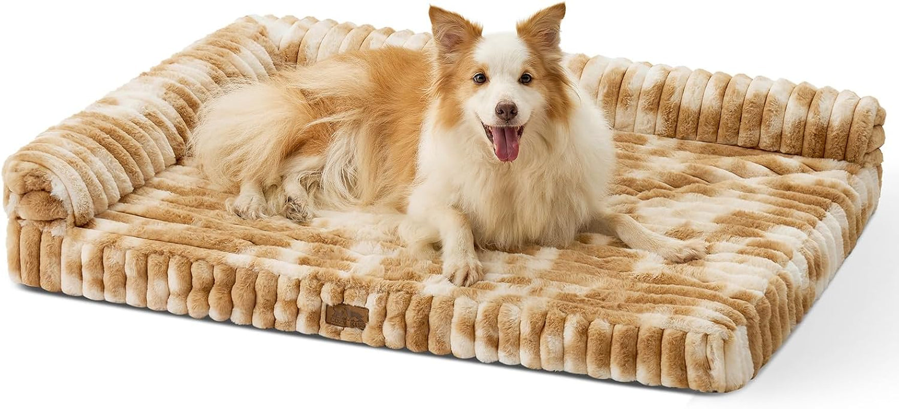 cozy-kiss-ultra-soft-faux-rabbit-fur-dog-bed-for-medium-dogs-36x27-orthopedic-foam-couch-removable-washable-cover-waterproof-lining-cream