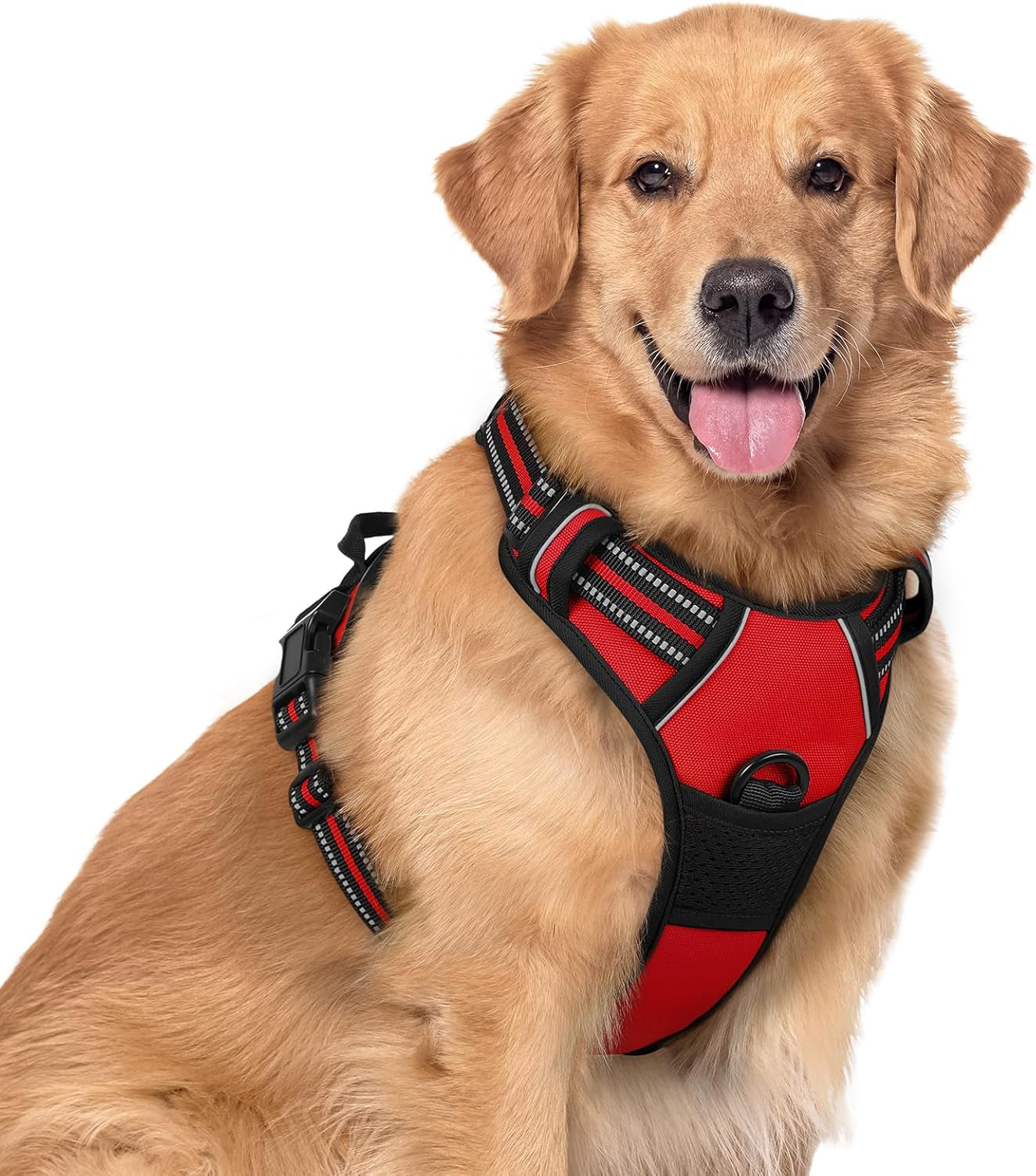 rabbitgoo-dog-harness-no-pull-for-large-dogs-with-2-leash-clips-pet-vest-no-choke-with-handle-adjustable-soft-padded-reflective-easy-control-for-walking-black-large