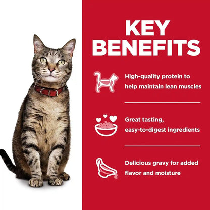 Hill'S Science Diet Adult 1-6 Wet Cat Food Variety Pack | #1 Veterinarian Recommended, Chicken, Tuna, & Ocean Fish, 2.8 Oz. Pouches, 12-Pack4