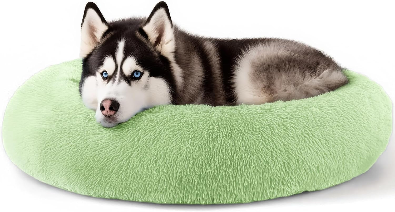 hoewina-dog-cat-bed-for-indoor-cats-20in-calming-donut-bed-for-puppy-and-kitten-washable-round-fluffy-pet-bed-for-small-medium-dogs-and-cats-light-grey