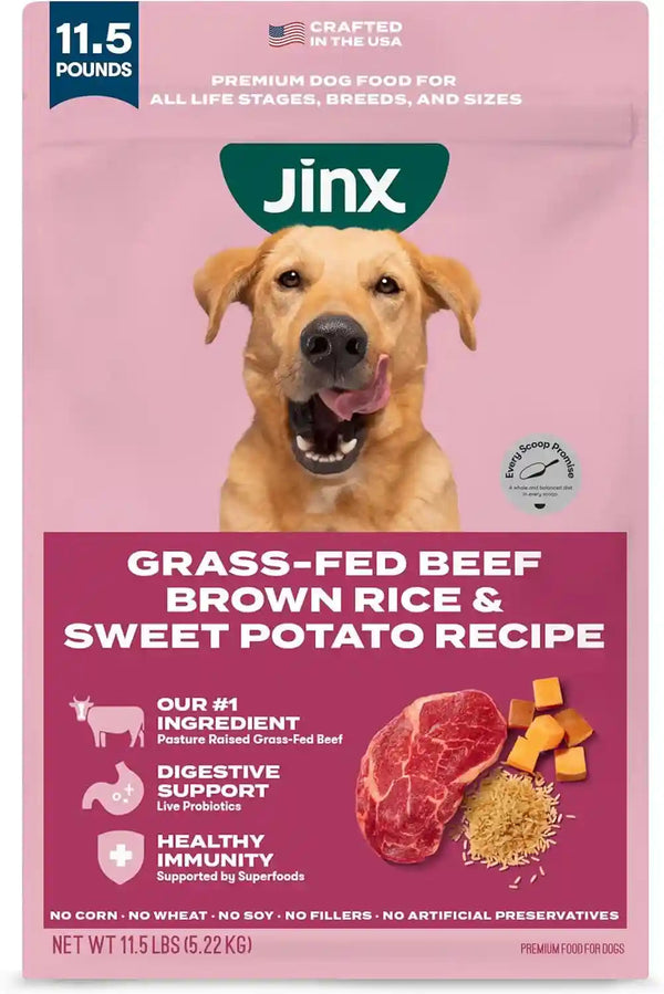 Jinx Dry Dog Food - Real Salmon, Brown Rice & Sweet Potato, 4Lb | Premium Kibble for Digestive Support & Healthy Immunity - No Fillers, All Lifestages (Puppy, Adult & Senior), Breeds & Sizes14