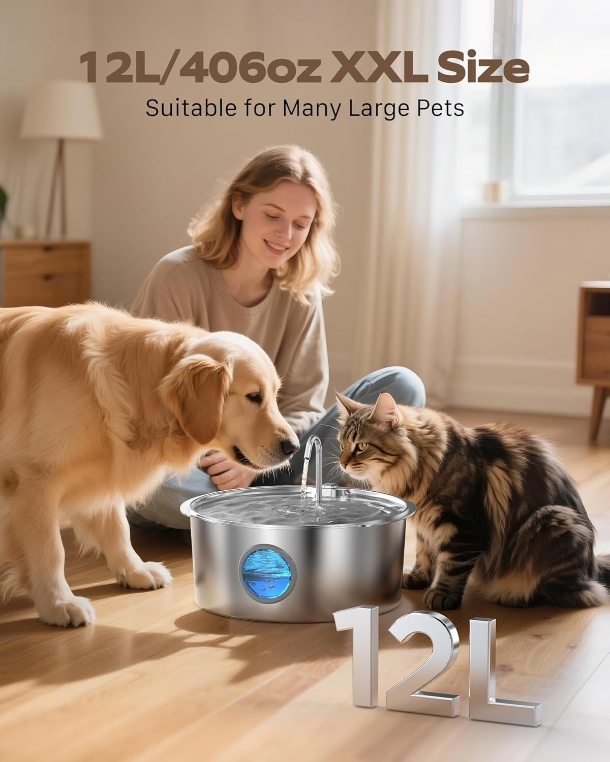 pet-water-fountain-for-large-dogs-metal-dog-water-fountain-silent-big-cat-fountains-for-drinking-3-2g-406oz-12l-water-fountain-dog-bowl-inside-grookpet-fountains-with-6-filters-3-sponges
