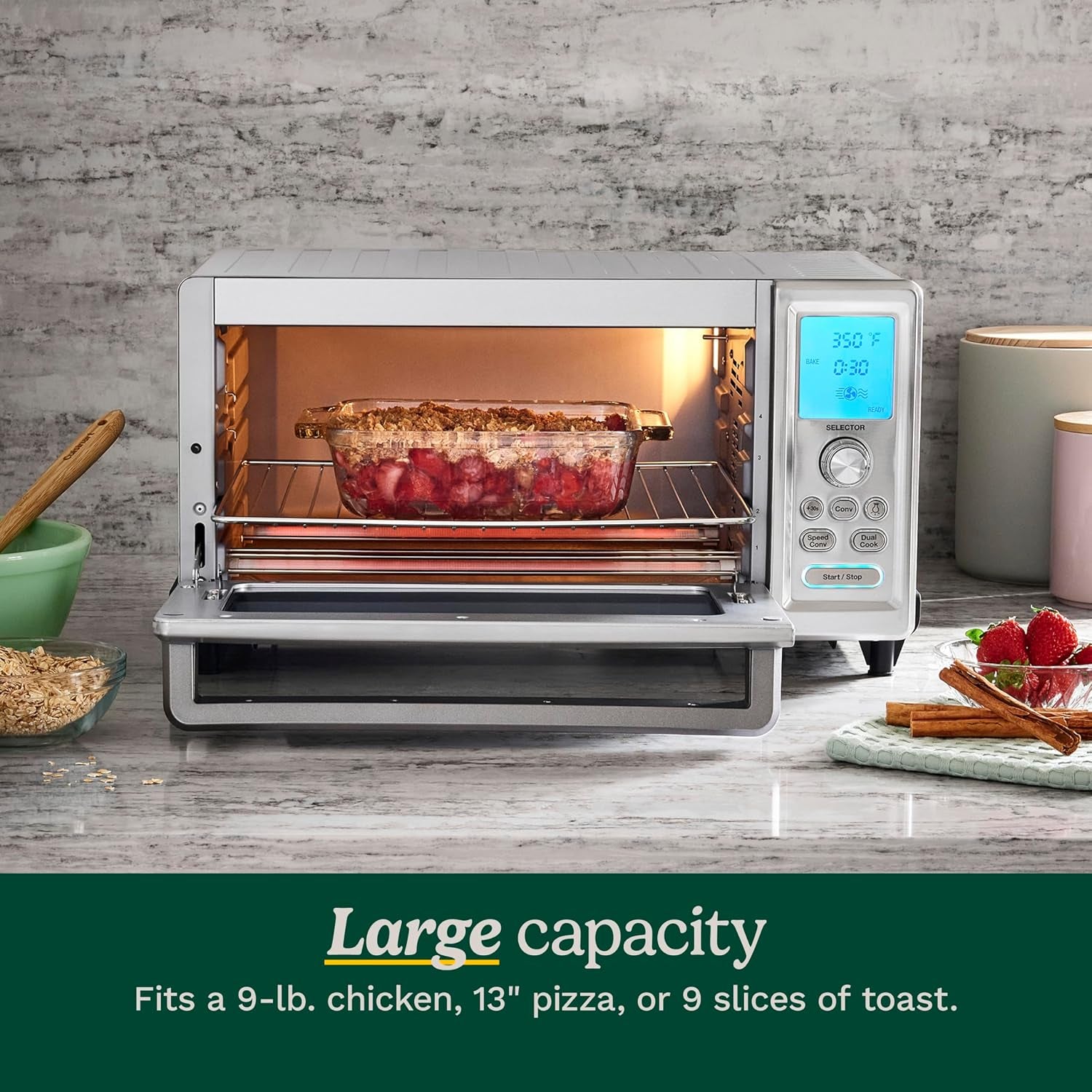 convection-toaster-oven-15-function-1800w-stainless-steel-stainless-steel-toaster-oven-with-exact-heat-technology-nonstick-interior-fits-13-pizza-full-size-chicken-tob-260n1