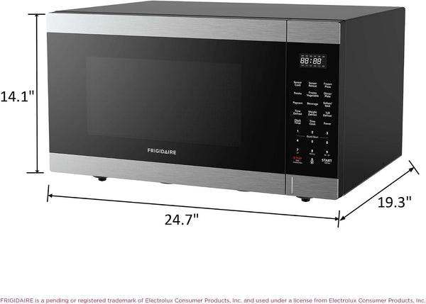FRIGIDAIRE 2.1 Cu. Ft. Stainless Steel Microwave Oven, Multi Function, Programmable4