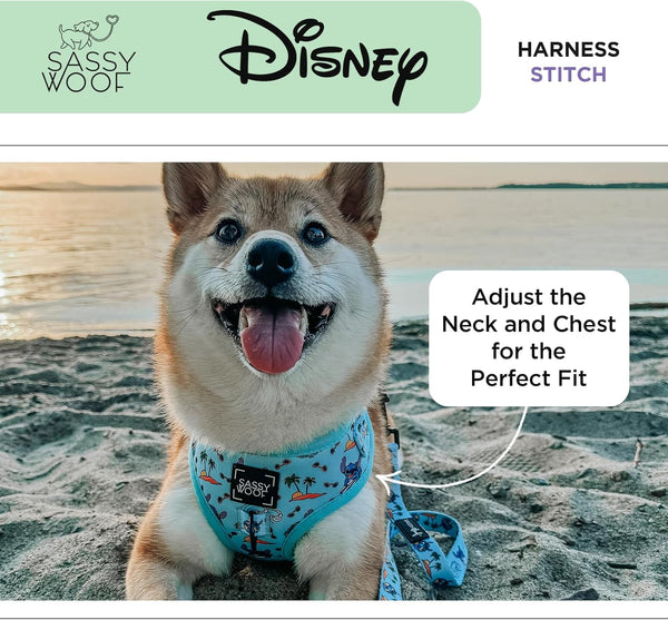Sassy Woof Dog Adjustable Harness - Disney Stitch - X-Small3
