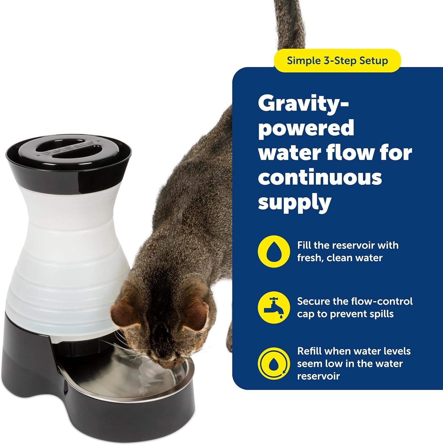 petsafe-healthy-pet-water-station-320-oz-stainless-steel-bowl-large-gravity-fed-pet-water-fountain-keeps-cats-or-small-dogs-hydrated-stainless-steel-bowl-is-dishwasher-safe