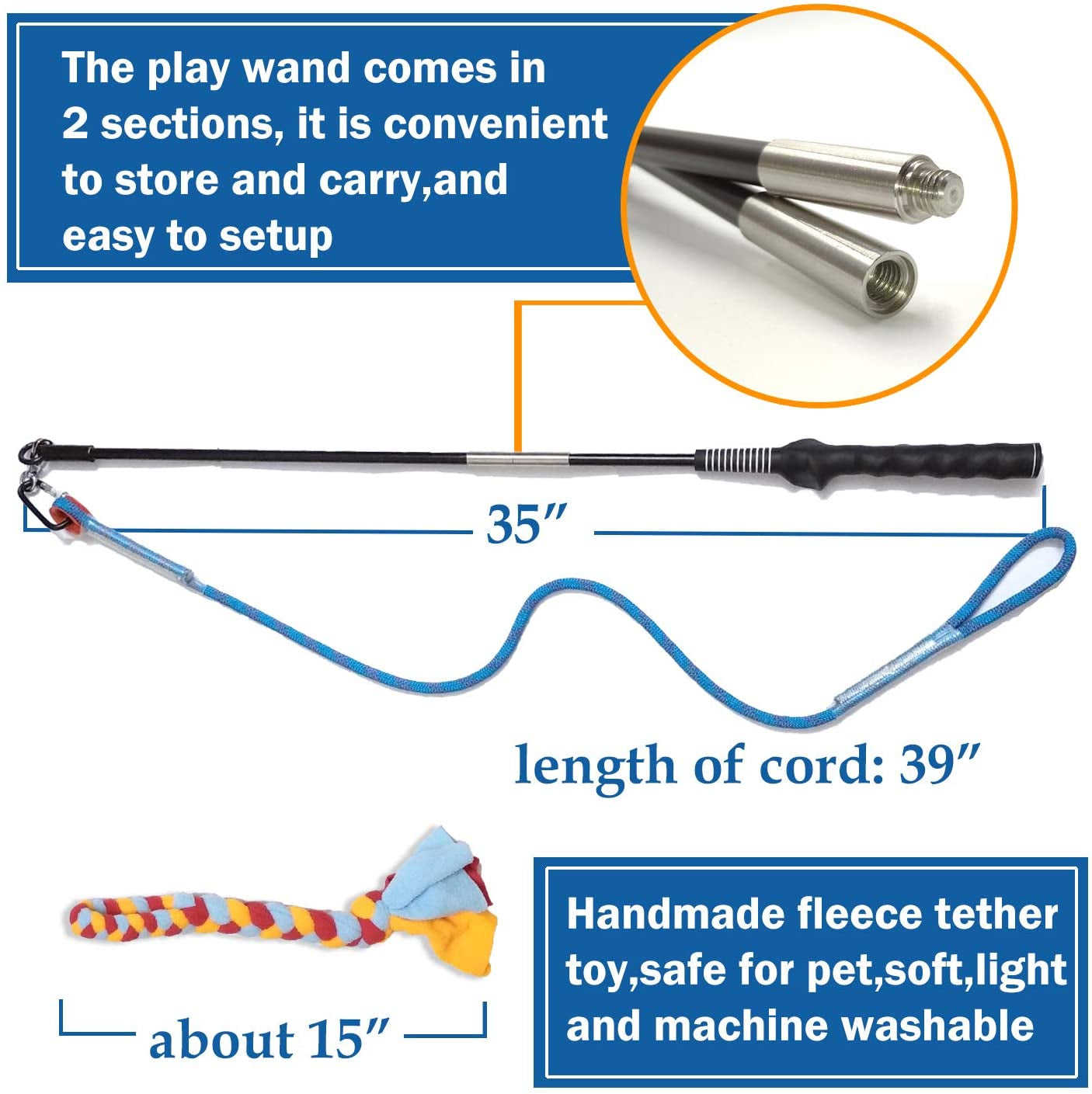 interactive-flirt-pole-toy-for-dogs-chase-outdoor-exercise-agility-training-durable-teaser-wand-with-pet-fleece-rope-tether-lure-for-small-medium-large-breeds-high-energy-dogs-herding-and-tug-of-war