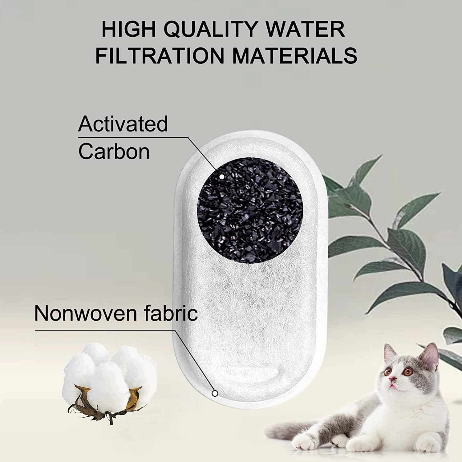cat-water-fountain-filters-for-108-3-2l-67oz-2l-stainless-steel-pet-water-dispenser-fountain-filter-replacement-with-8-sponges-8-filters-8-sponges