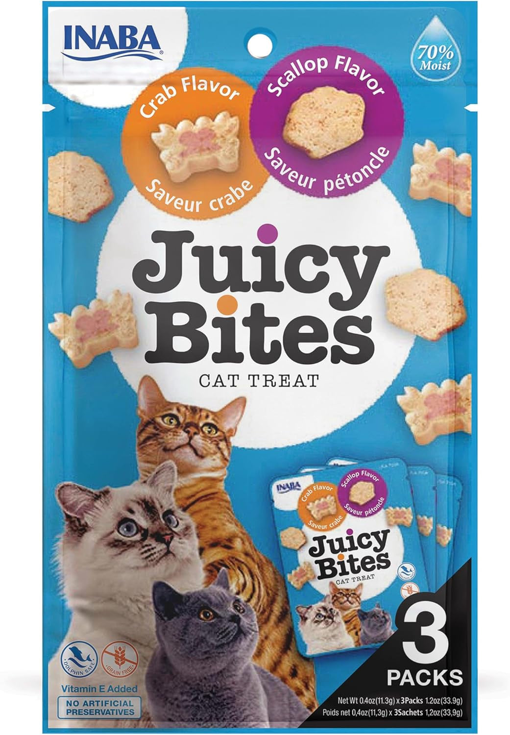 inaba-juicy-bites-grain-free-soft-moist-chewy-cat-treats-with-vitamin-e-and-green-tea-extract-0-4-ounces-per-pouch-9-pouches-total-3-per-bag-scallop-and-crab-flavor