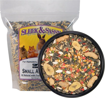 SLEEK & SASSY Garden Small Animal Food for Hamsters, Gerbils, Mice & Rats (2 Lbs.)4