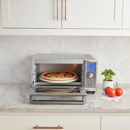 Convection Toaster Oven, 15-Function, 1800W, Stainless Steel | Stainless Steel Toaster Oven with Exact Heat Technology, Nonstick Interior Fits 13" Pizza & Full-Size Chicken, TOB-260N13