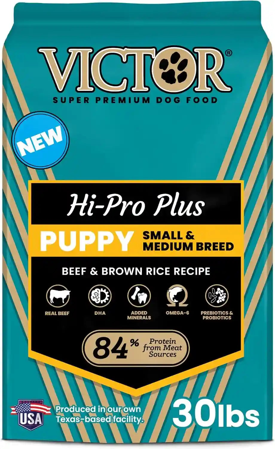 victor-super-premium-dog-food-hi-pro-plus-dry-kibble-high-protein-dog-food-with-30-protein-beef-chicken-pork-fish-meals-gluten-free-for-high-energy-and-active-dogs-puppies-40lbs