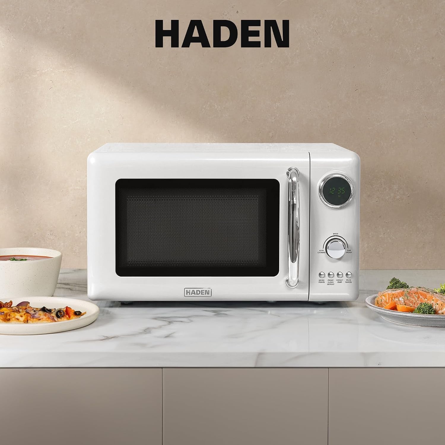 haden-700-watt-0-7-cubic-foot-microwave-oven-with-digital-controls-defrost-and-instant-start-countertop-small-appliance-ivory-chrome