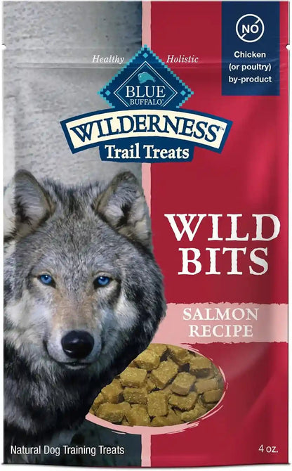 Blue Buffalo Wilderness Trail Treats Salmon Crunchy Dog Biscuits, Grain-Free & High-Protein, Bite-Sized Training Treats Made with Real Salmon & Natural Ingredients, 10-Oz Bag15