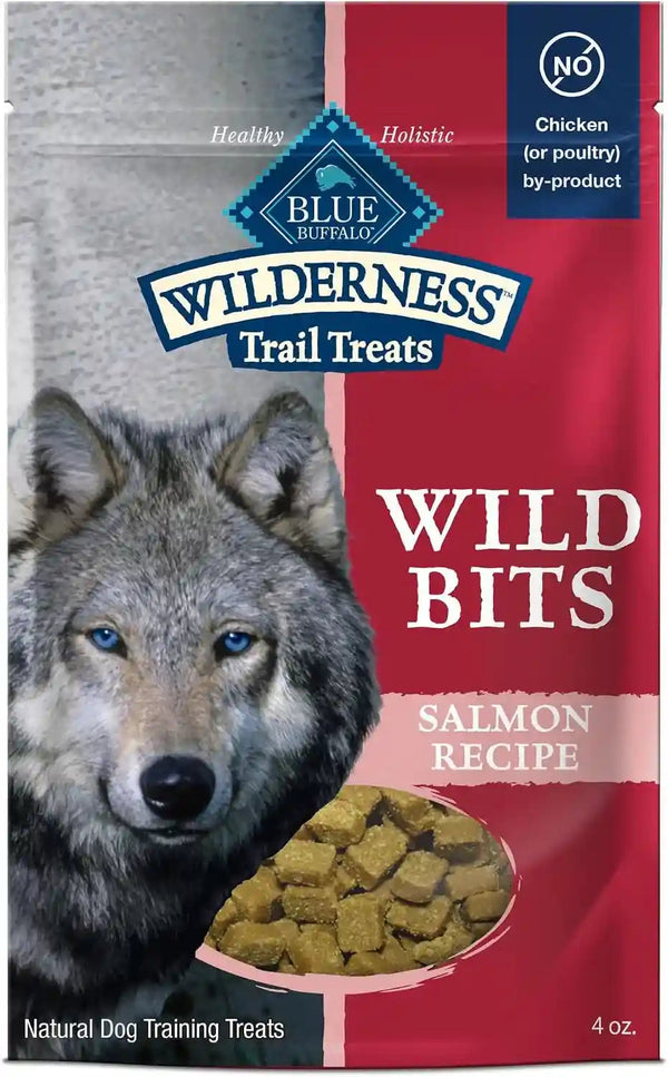 Blue Buffalo Wilderness Trail Treats Salmon Crunchy Dog Biscuits, Grain-Free & High-Protein, Bite-Sized Training Treats Made with Real Salmon & Natural Ingredients, 10-Oz Bag15