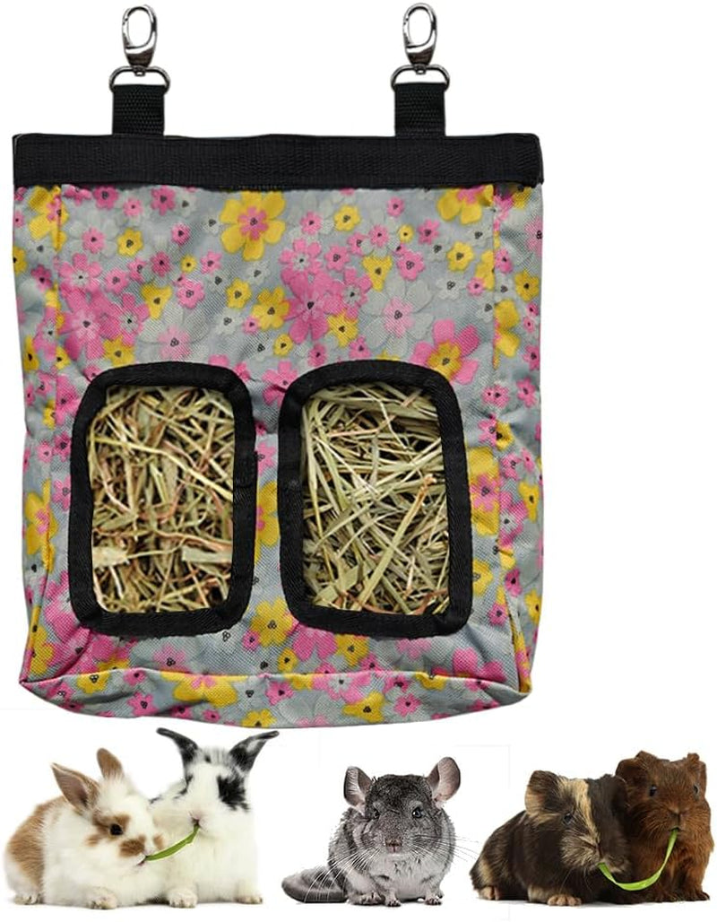 rioussi-guinea-pig-hay-feeder-hanging-rabbit-hay-feeder-bag-blueflower-upgraded-double-layer-fabric-bite-resistant-cleaner-hay-less-mess-small-animal-hay-holder-for-bunnies-chinchillas