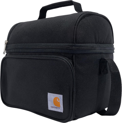 Carhartt Camping Cooler, Worksite Lunch Box, Soft Shell Lunch Bag for Construction Sites, Work and Everyday Use, Black2
