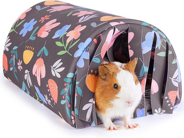 Unicorn Catcher Washable Guinea Pig Tunnel with Curtains for Small Animals | Cozy Small Pet Hideout Featuring Curtains for Privacy Ideal for Hamsters, Chinchillas and Bunnies to Rest and Play9