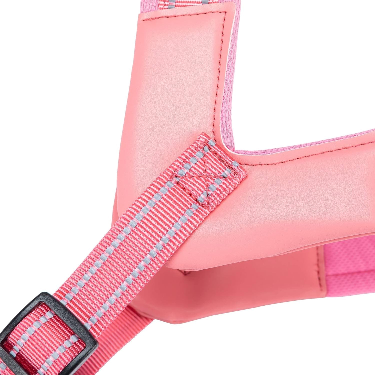 excellent-elite-spanker-no-pull-dog-harness-step-in-adjustable-reflective-vest-soft-padded-easy-pet-chest-strap-with-leash-clips-for-small-medium-large-dogs-walking-trainingpink-s