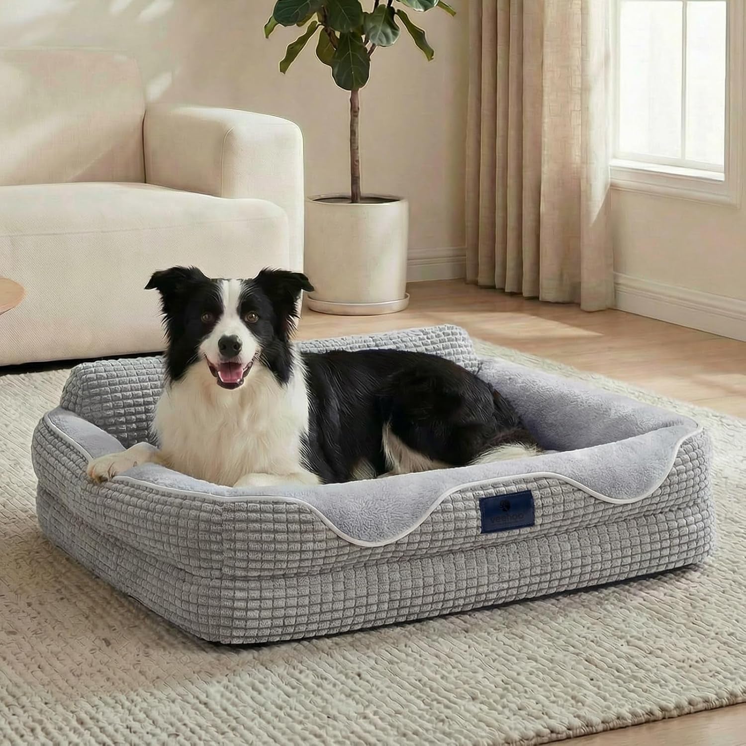 veehoo-square-dog-bed-medium-size-dog-orthopedic-dog-bed-couch-sofa-36-washable-medium-dog-bed-for-indoor-egg-crate-memory-foam-dog-bed-with-sides-removable-cover-high-back-non-slip-bottom