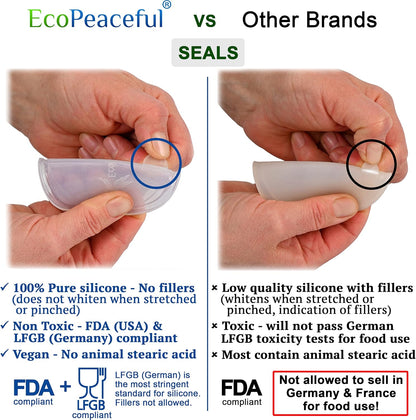 316 Surgical Stainless Steel Mason Jar Lids WIDE Mouth - Rust-Proof, Airtight, Leak-Proof, Bpa-Free, Pvc-Free, Vegan, Reusable - Not for Canning4