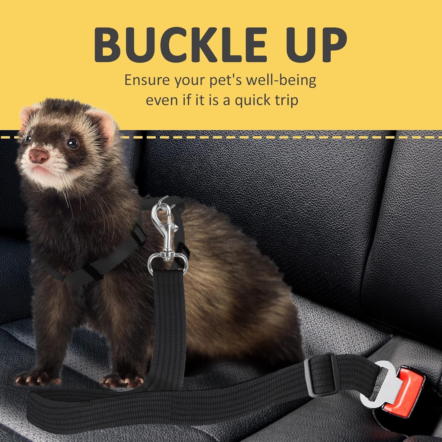 sungrow-dog-seat-belt-for-car-adjustable-nylon-pet-seatbelt-supports-all-cars-dog-car-leash-seat-belt-seatbelt-for-dogs-cats-ferrets-travel-harness