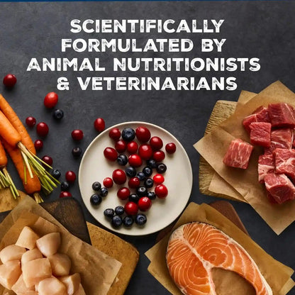 Blue Buffalo Wilderness Adult Wet Dog Food Variety Pack, Beef & Chicken Grill, 32G Protein, and Chicken & Salmon Grill, 35G Protein, Grain-Free & High-Protein, Natural, 12.5-Oz. Each (6 Cans)7