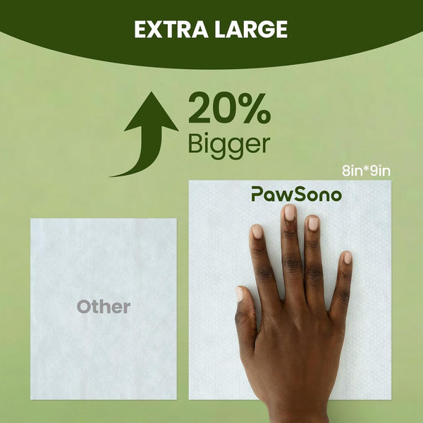 Hypoallergenic Pet Wipes for Dogs, Cats & Small Animals, 400 Coun | Quick Clean & Deodorize Paws, Butt, Eyes, Face & Fur | Daily Grooming Wipes | Extra Large & Thick | Coconut Scented8