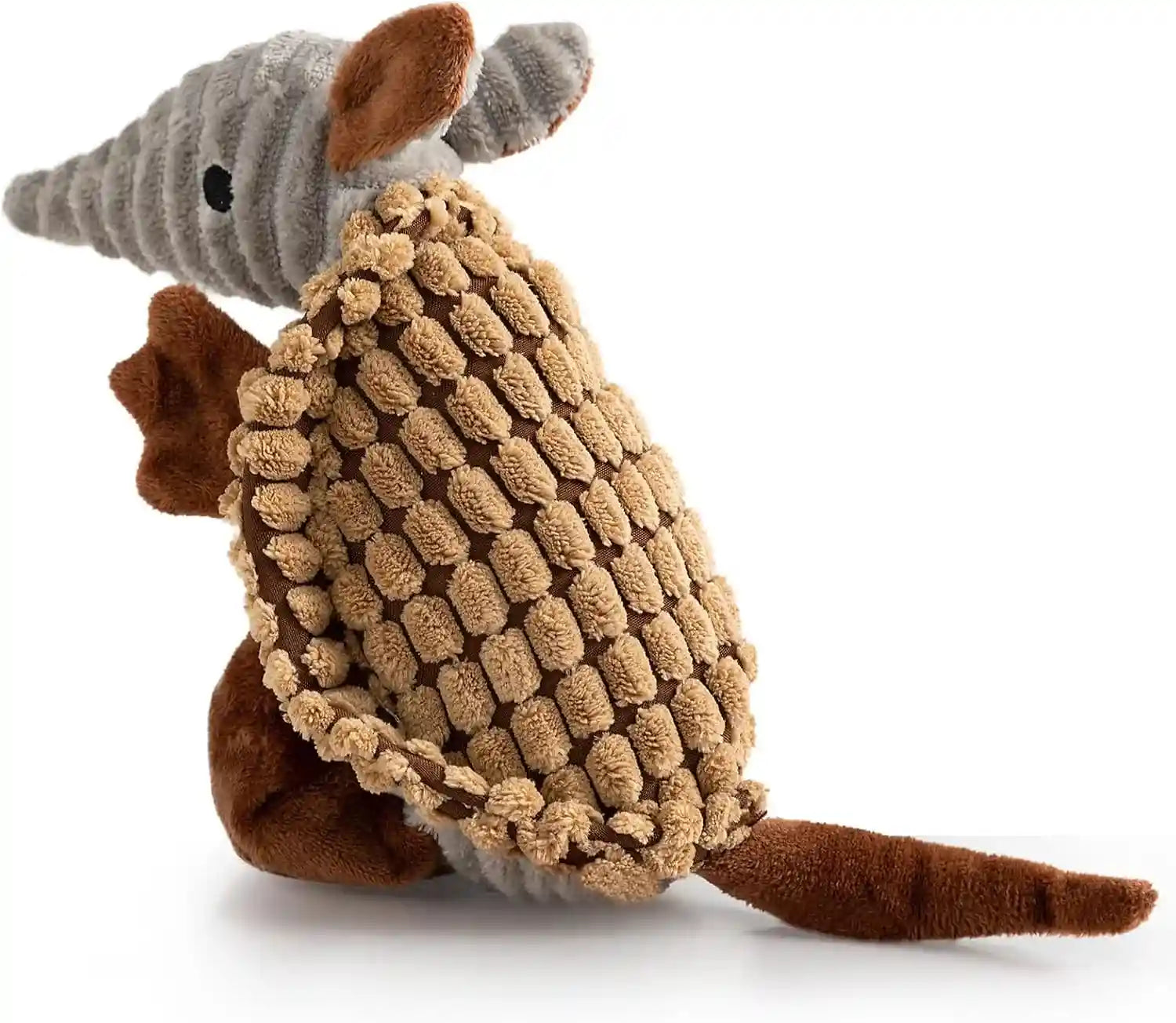 hollypet-plush-dog-squeaky-toy-stuffed-armadillo-animal-pet-puppy-chew-toys-with-clean-teeth-for-small-medium-large-all-breed-sizes-dogs-gray-8-in