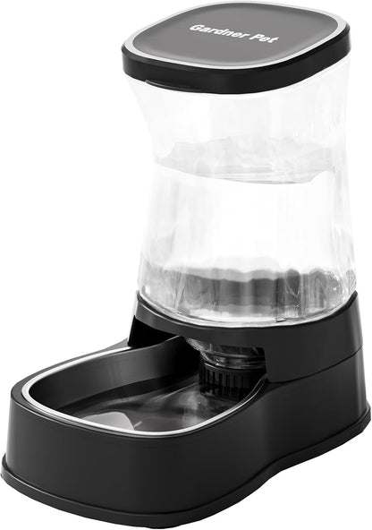 Gardner Pet Automatic Dog Water Dispenser Gravity Stainless Steel Water Waterer Feeder, 100% Bpa-Free Large Capacity Water Feeding Bowls for Medium & Large-Sized Dogs Cats Other Pets -(1 Gallon)13