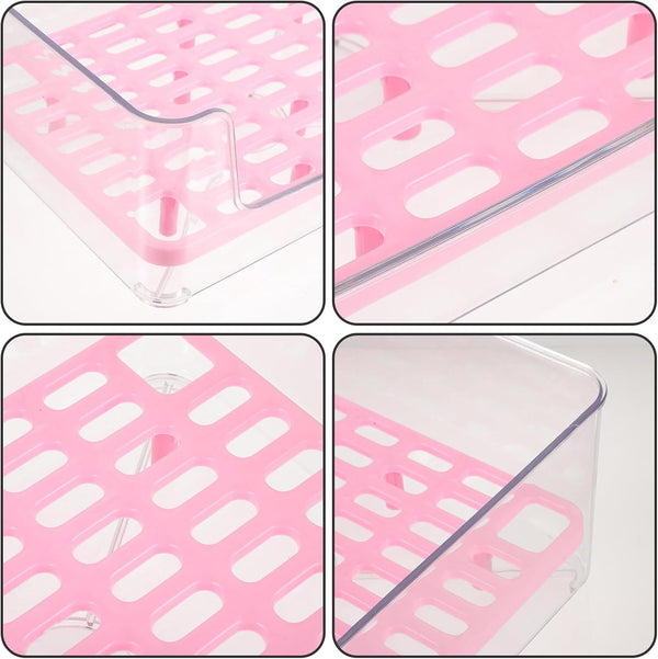 Luxshiny Portable Cat Litter Box Anti-Splash Acrylic Raised Medium Pet Toilet Tray for Kitten Housebreaking and Travel9