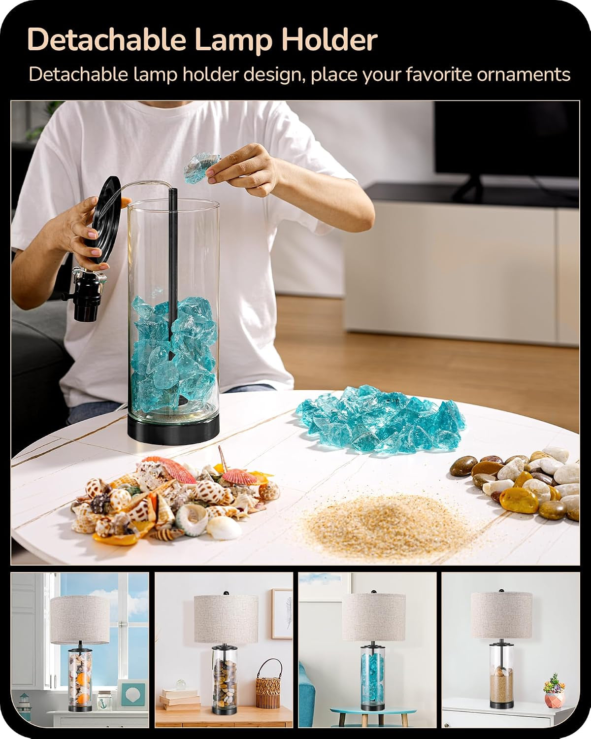 23-6-glass-table-lamp-set-of-2-diy-refillable-rotary-switch-modern-bedside-lamp-with-linen-lampshade-e26-base-nightstand-light-for-living-room-bedroom-office