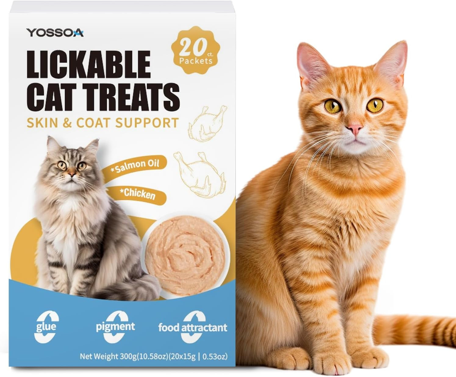 100tubes-cat-treat-lickable-omega-3-fish-oil-for-skin-and-coat-health-squeezable-creamy-puree-cat-treat-real-chicken-puree-lickables-bulk-wet-squeeze-treats-for-kittens-healthy-grain-free