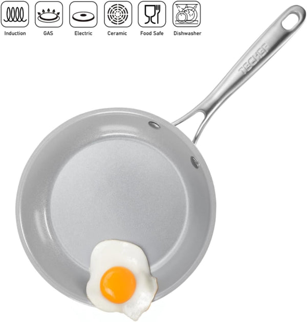 - Ceraterra - 8 Inch Ceramic Frying Pan – PFAS, PTFE & Pfoa-Free, Toxin-Free Ceramic Coating, Induction-Ready, Oven & Dishwasher Safe, Ceramic Nonstick Frying Pan Made in Korea4