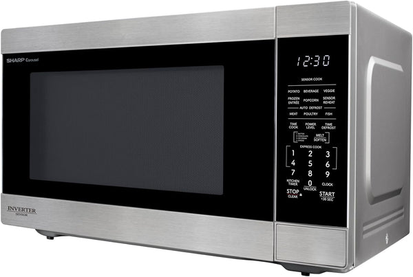 SMC2266KS 2.2 Cu. Ft. 1200W Stainless Steel Countertop Microwave Oven | Stainless Steel, Removable 16.5" Carousel Turntable15